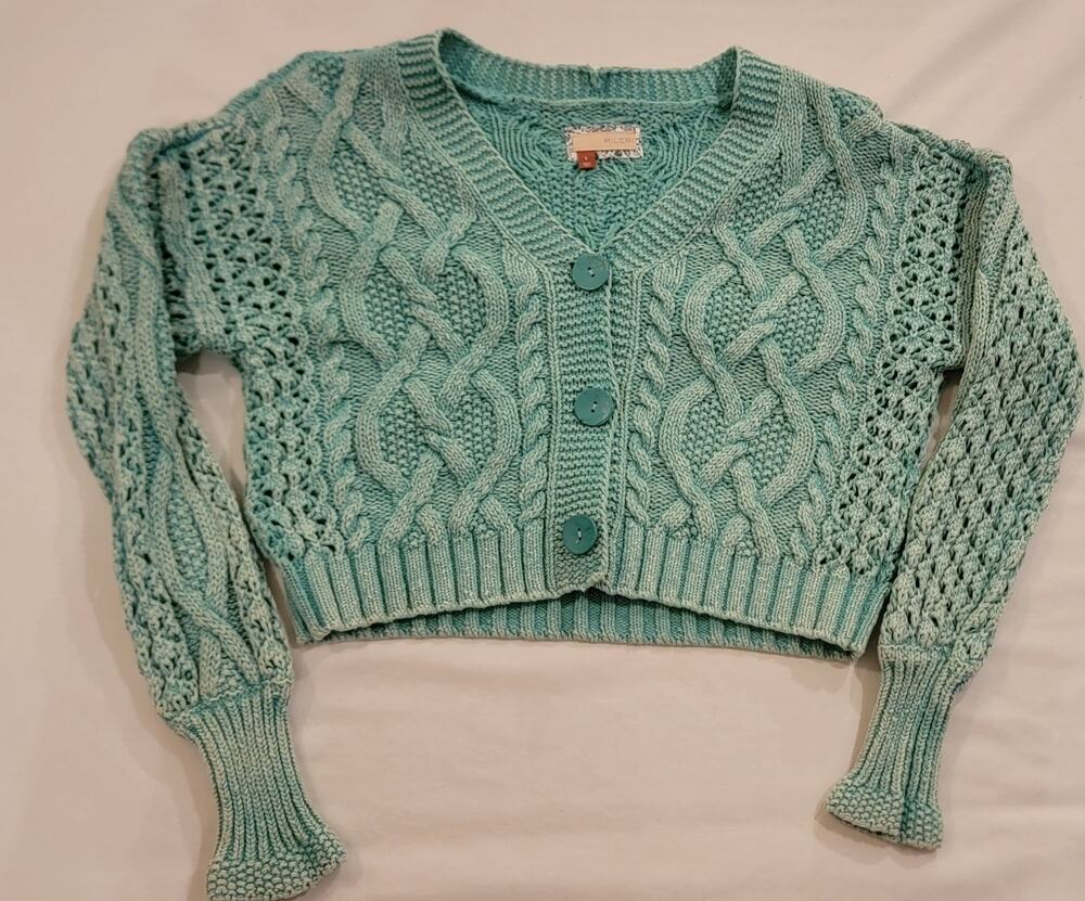 Pilcro Sweater - Light Green - Women's Small